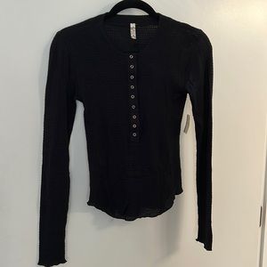 Free People One of the Girls Henley S